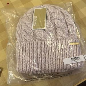 MICHAEL KORS CUFFED CABLE KNIT BEANIE